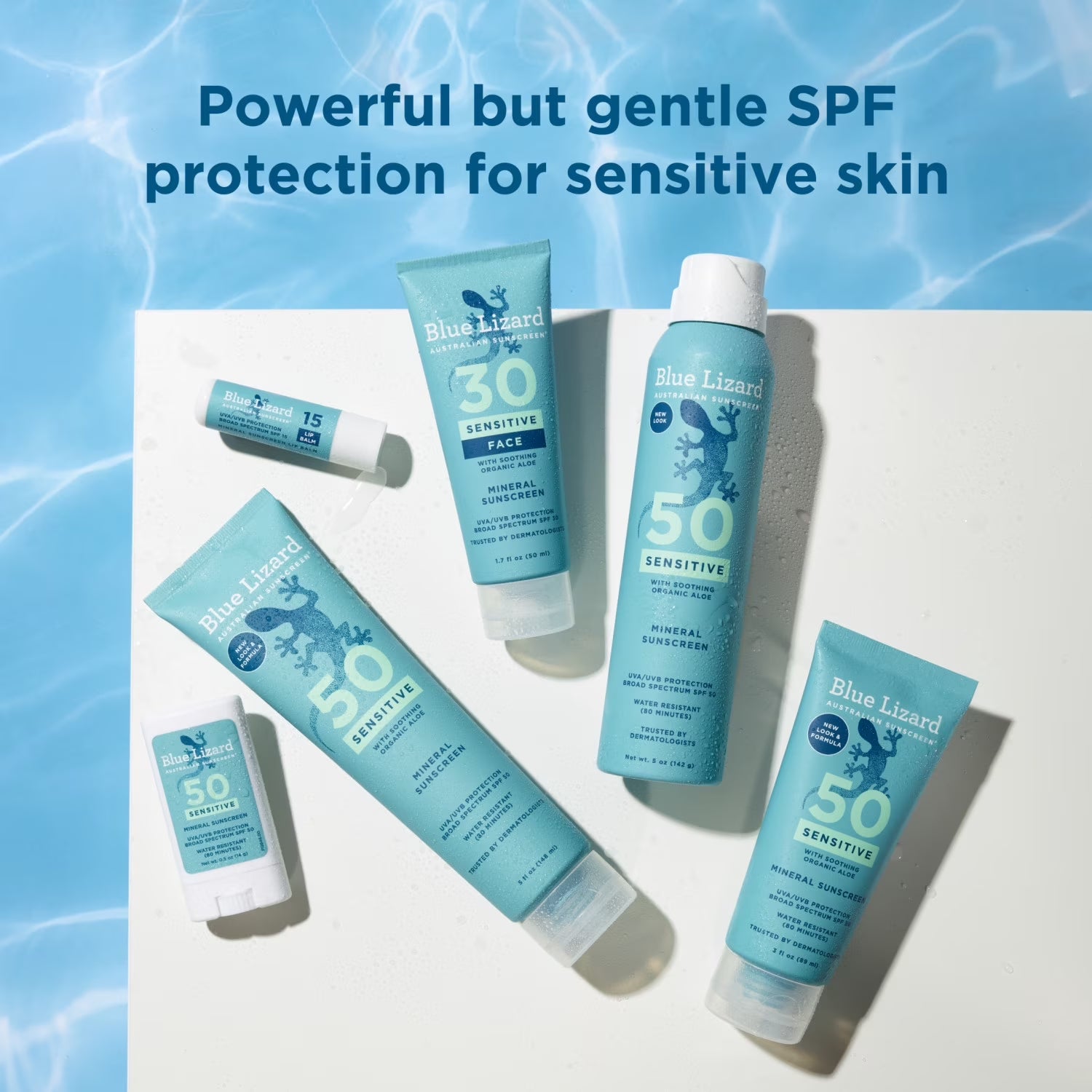 Sensitive Mineral SPF 50 Spray, Zinc Oxide, 5 Oz