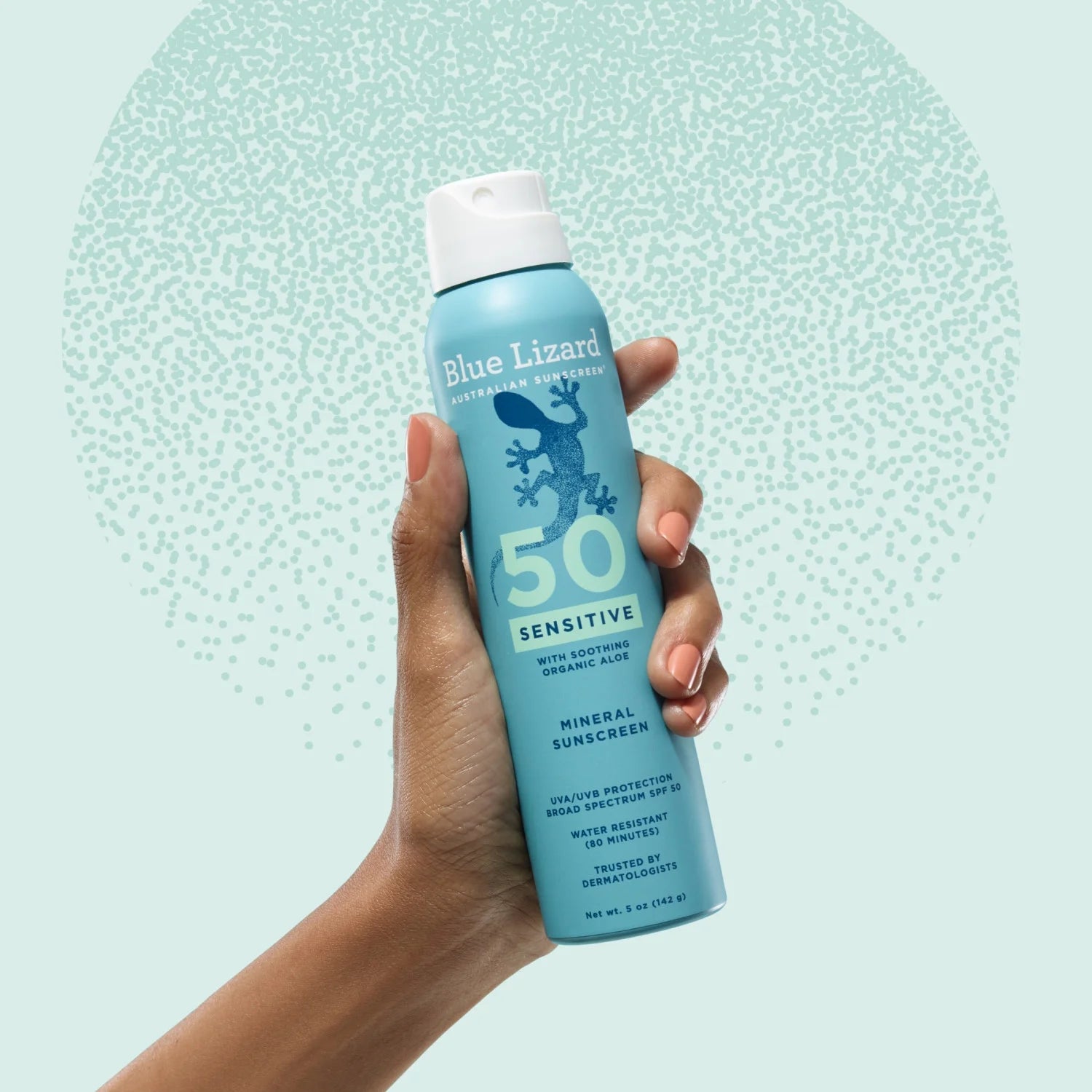 Sensitive Mineral SPF 50 Spray, Zinc Oxide, 5 Oz