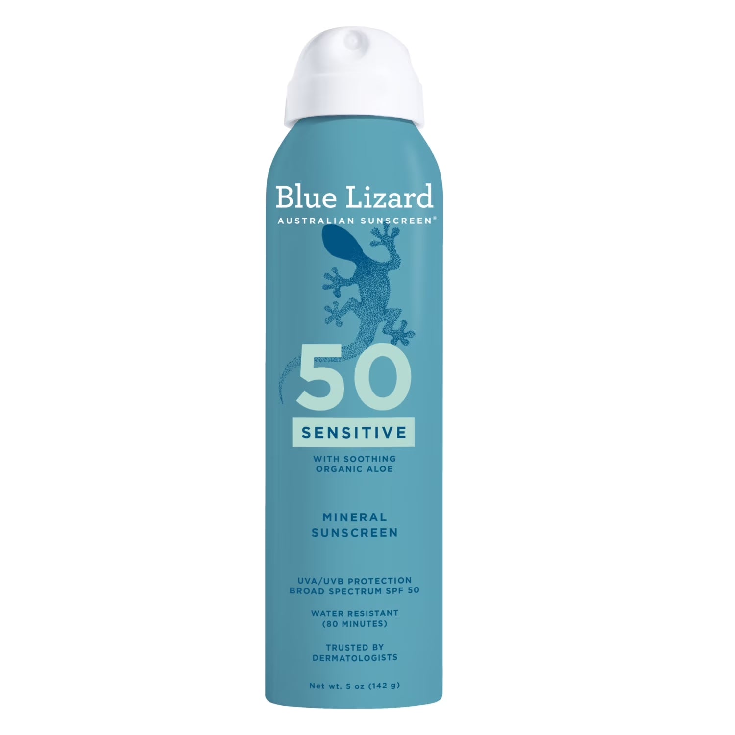 Sensitive Mineral SPF 50 Spray, Zinc Oxide, 5 Oz