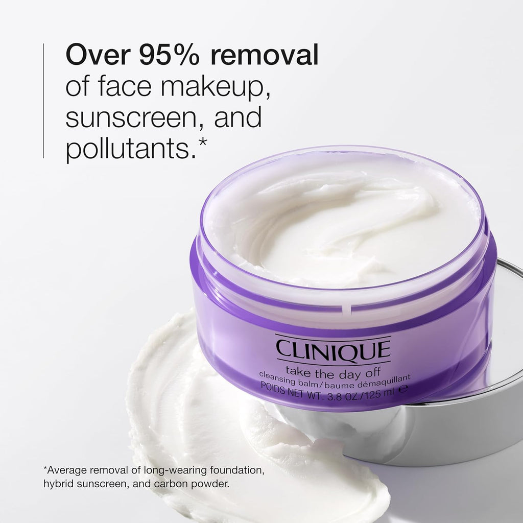Take the Day off Cleansing Balm Makeup Remover | Dissolves Face + Eye Makeup and Sunscreen | for All Skin Types